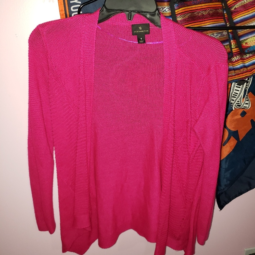 ♡♡USED♡♡ Pink Worthington Knitted Cardigan